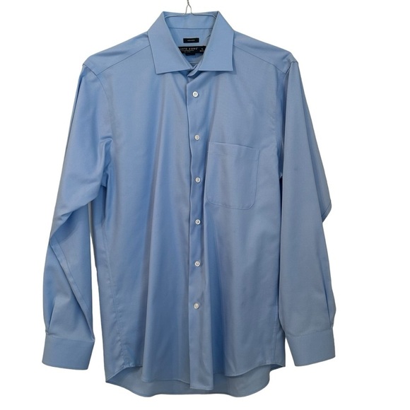 Men’s Pronto Uomo Blue Button Down Dress Shirt 🩵 - Picture 1 of 4